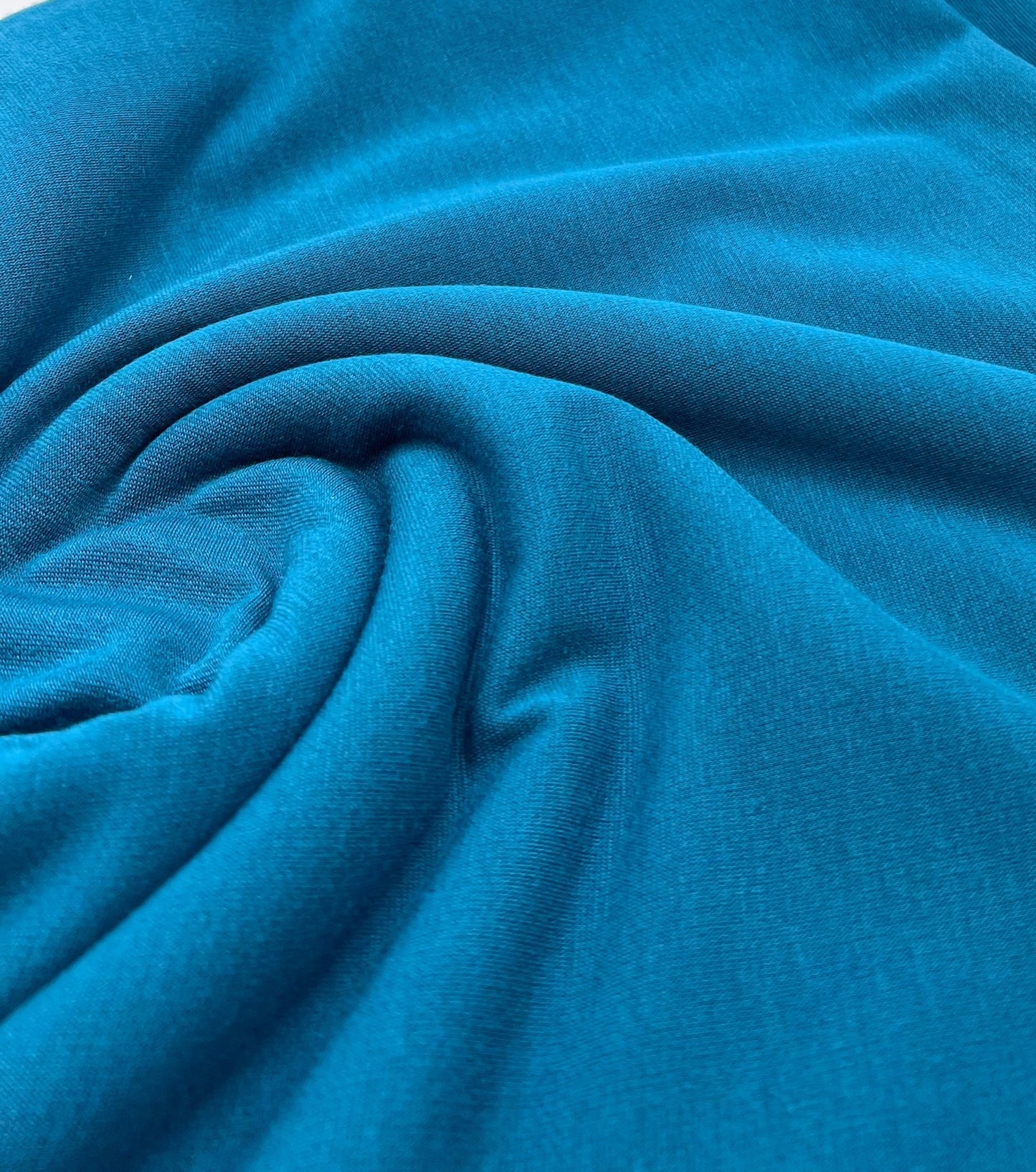 Teal Lightweight Stretch French Terry Loopback Fabric - T9 Fabrics