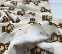 Teddy Bear Super Soft Spun Poly Stretch Fabric - T9 Fabrics