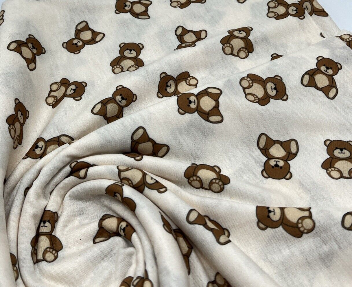 Teddy Bear Super Soft Spun Poly Stretch Fabric - T9 Fabrics