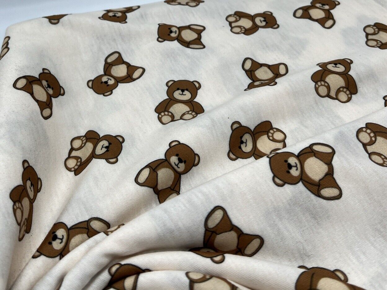 Teddy Bear Super Soft Spun Poly Stretch Fabric - T9 Fabrics