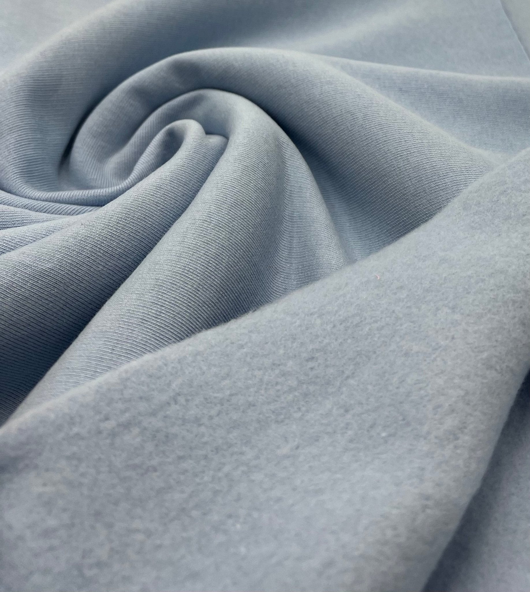 Thick Cotton Mix Sweatshirt Fabric 250 GSM 2 Way Stretch - T9 Fabrics