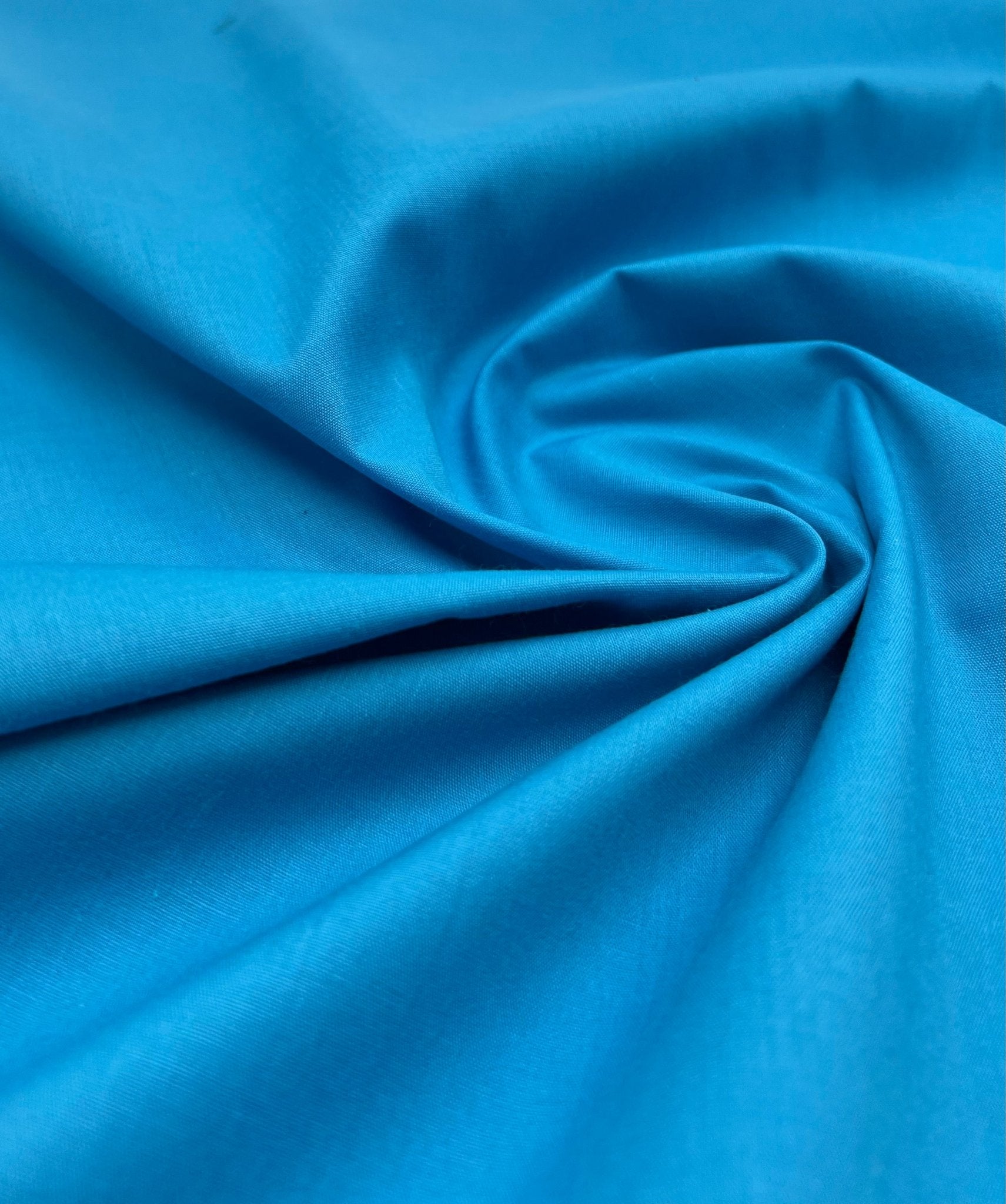 Turq Plain Poly Cotton 105 GSM 80/20 44 Inch Non Stretch - T9 Fabrics