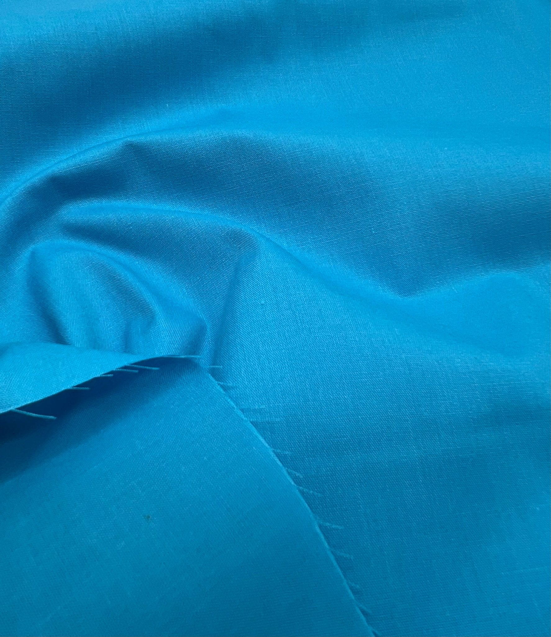 Turq Plain Poly Cotton 105 GSM 80/20 44 Inch Non Stretch - T9 Fabrics