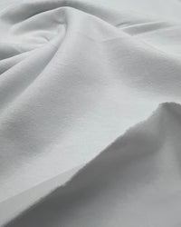 White Cotton Stretch Jersey 200 GSM 95/5 Lycra 4 Way Stretch - T9 Fabrics