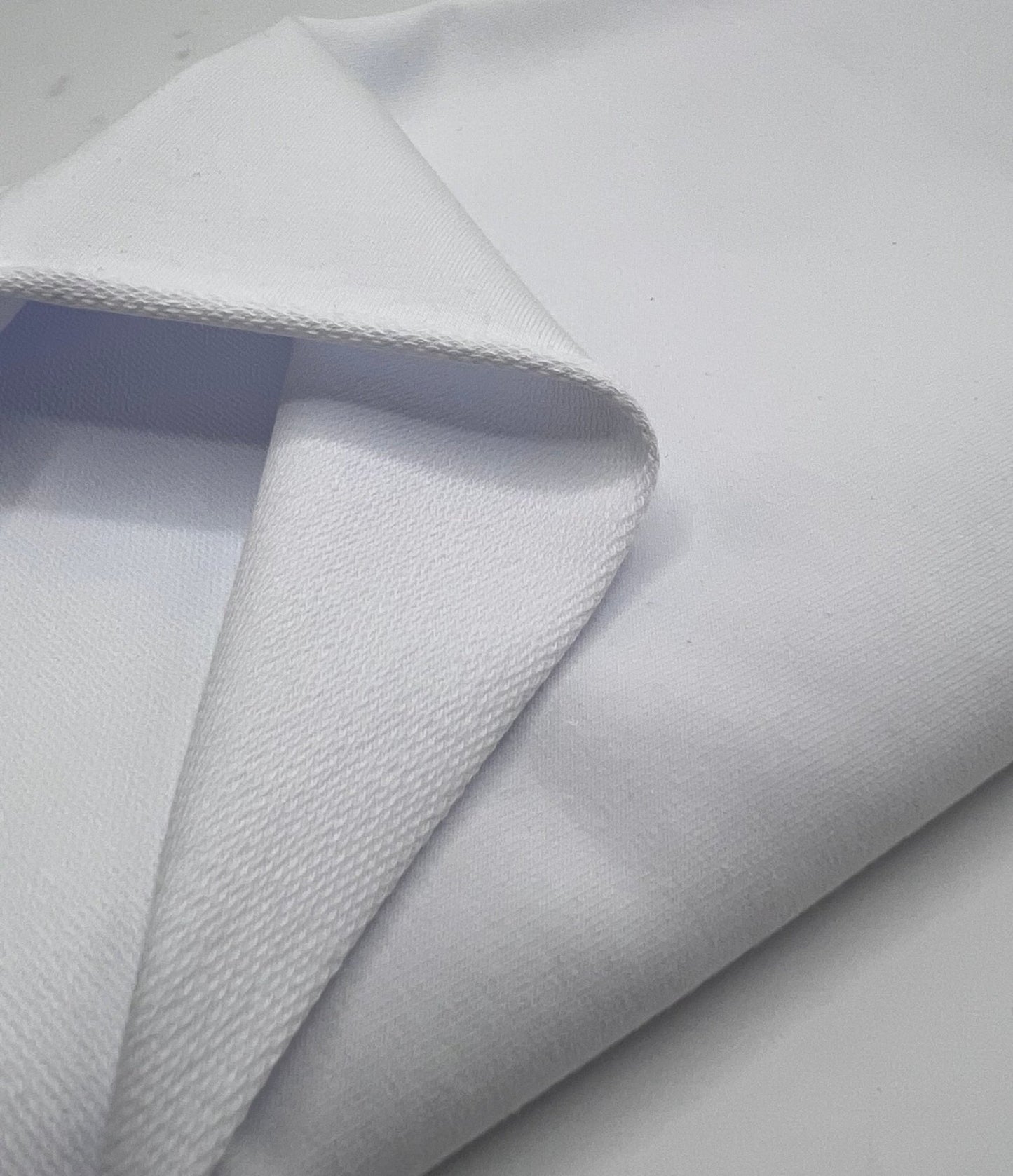 White French Terry Loopback Cotton Jersey 230 GSM 95/5 Lycra 4 Way Stretch - T9 Fabrics