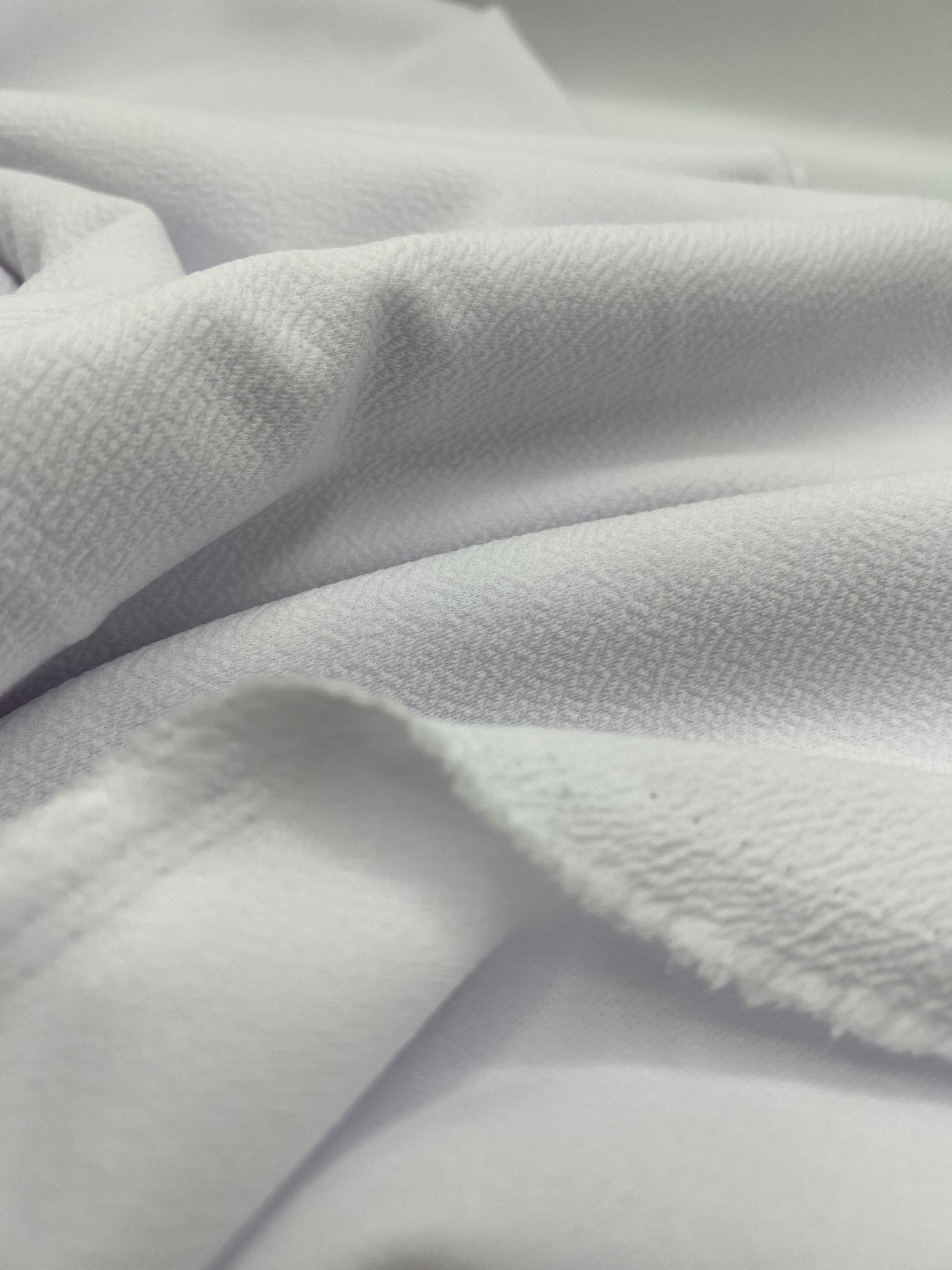 White Liverpool Stretch Fabric - T9 Fabrics