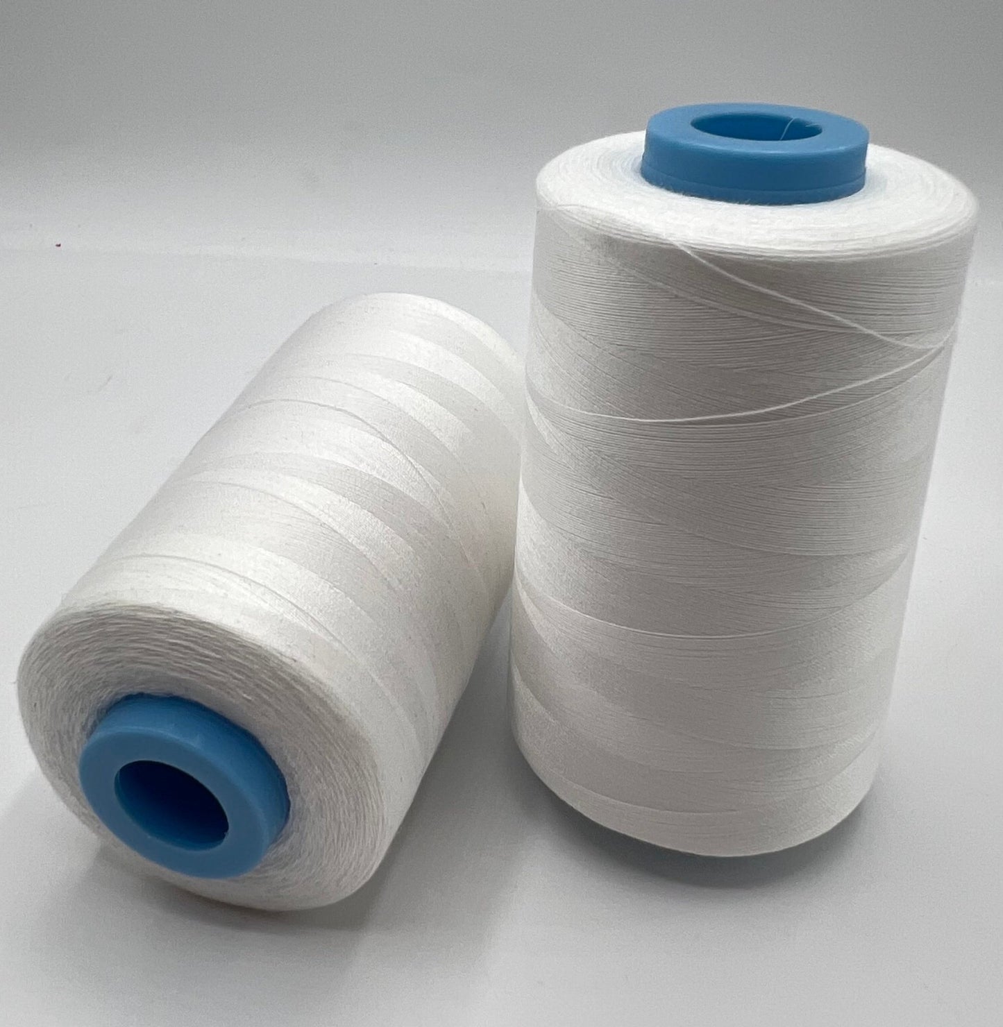 White Sewing Thread Spun Polyester 120's Overlocking 5000 Yards - T9 Fabrics