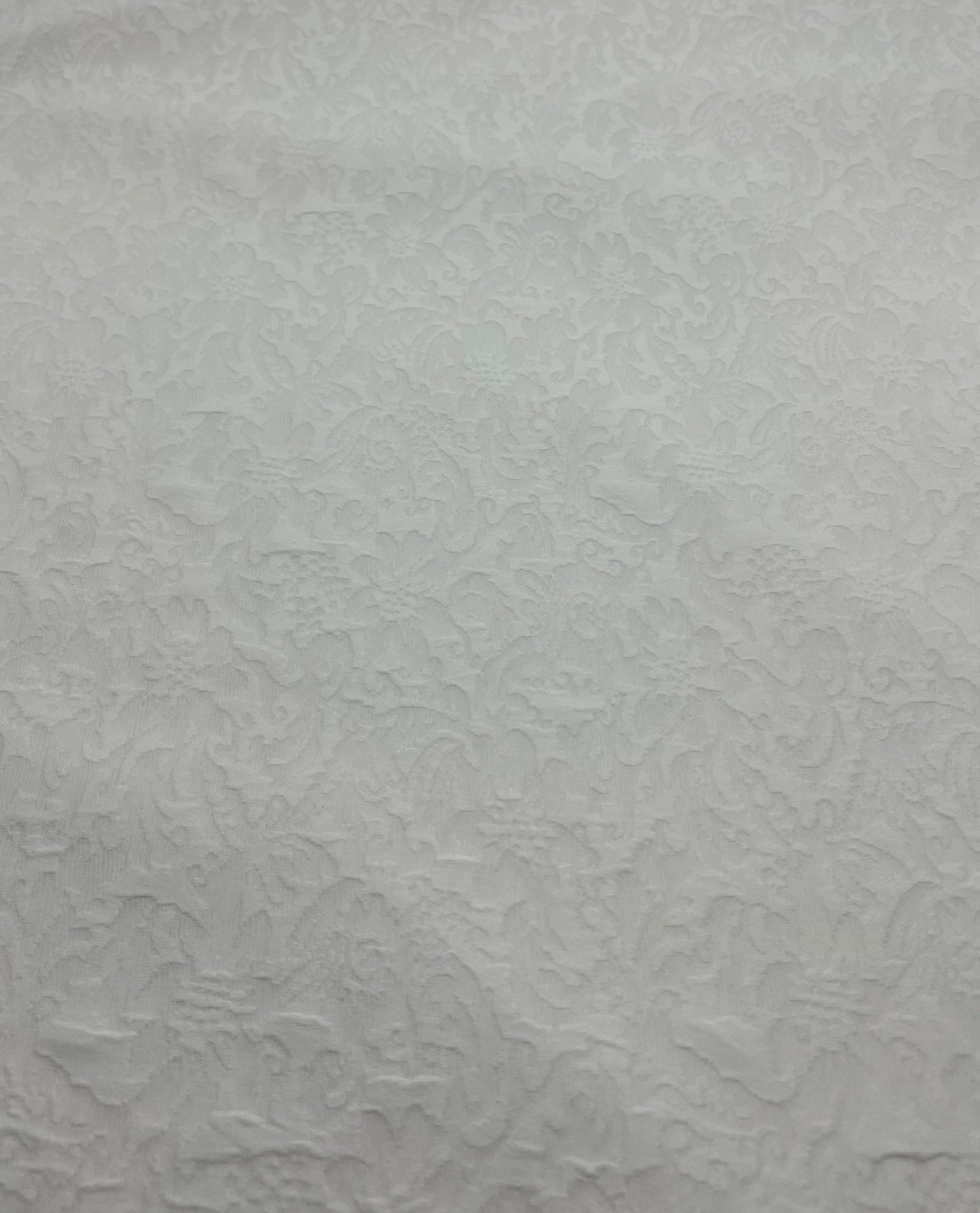 White Textured Jacquard 2 Way Stretch Fabric - T9 Fabrics