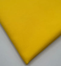 Yellow Plain Poly Cotton 105 GSM 80/20 44 Inch Non Stretch - T9 Fabrics
