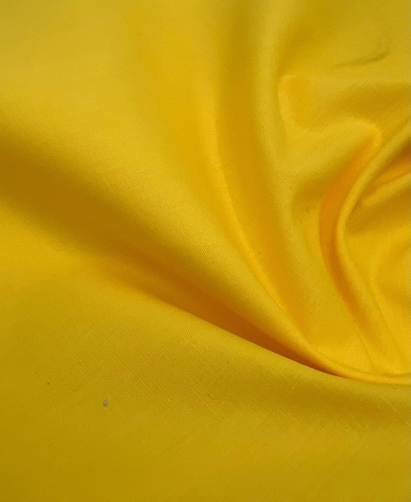 Yellow Plain Poly Cotton 105 GSM 80/20 44 Inch Non Stretch - T9 Fabrics