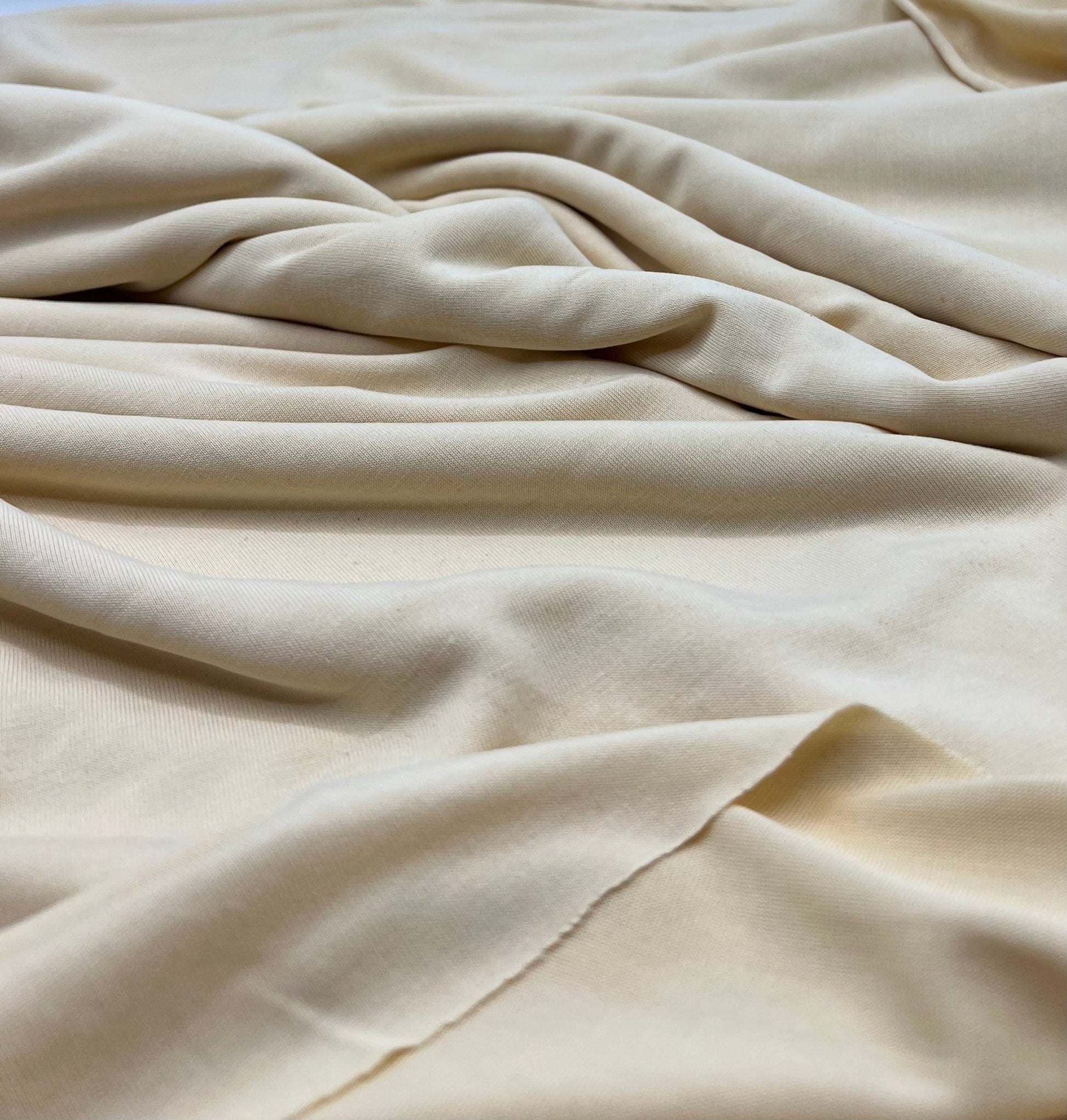 Yellow Straw Modal 200GSM 2 Way Stretch Fabric - T9 Fabrics