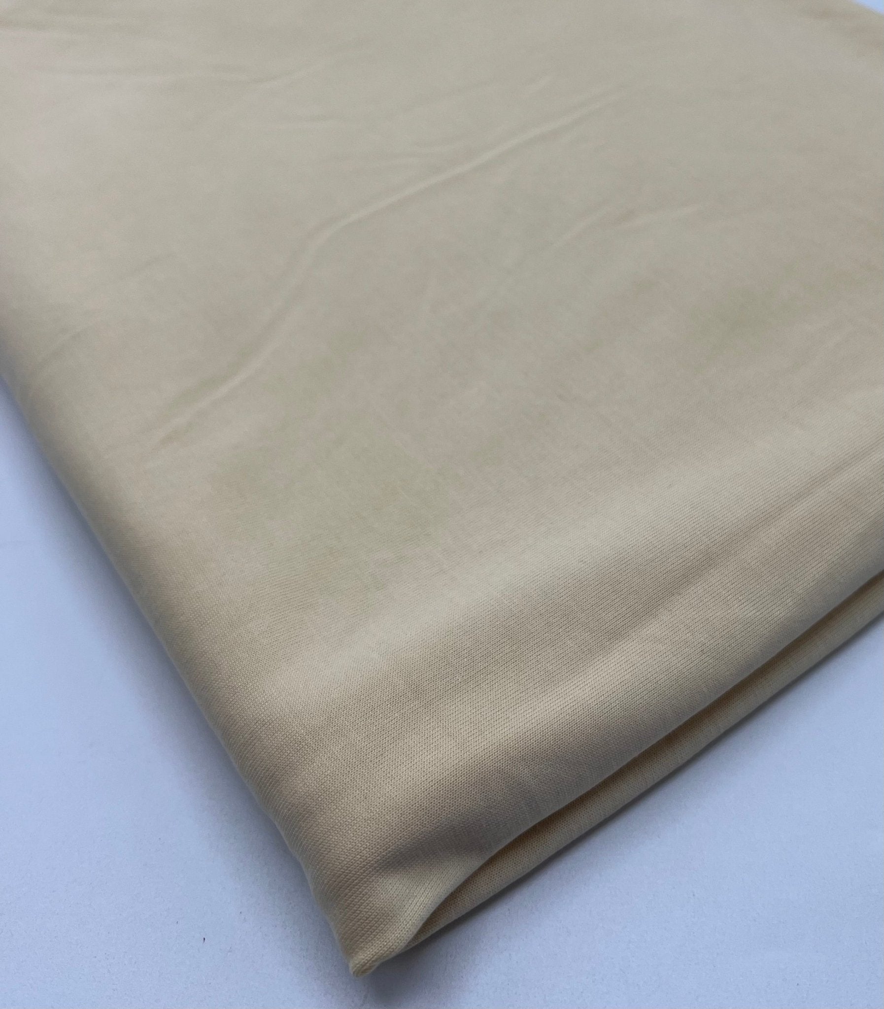 Yellow Straw Modal 200GSM 2 Way Stretch Fabric - T9 Fabrics